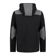 CMP Fleece Jacket Wool-Tech with Hood carbon grey Men